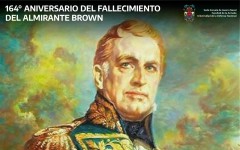 164° Aniversario del fallecimiento del Almirante Guillermo BROWN