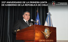 Ceremonia conmemorativa por el 212º Aniversario de la Primera Junta de Gobierno  de la República de Chile