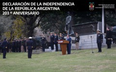9 de Julio - 203 º Aniversario de la Declaración de la Independencia de la República Argentina