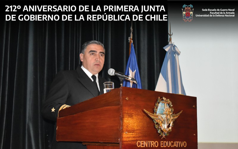Ceremonia conmemorativa por el 212º Aniversario de la Primera Junta de Gobierno  de la República de Chile
