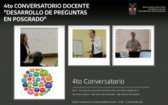 Cuarto Conversatorio Docente 